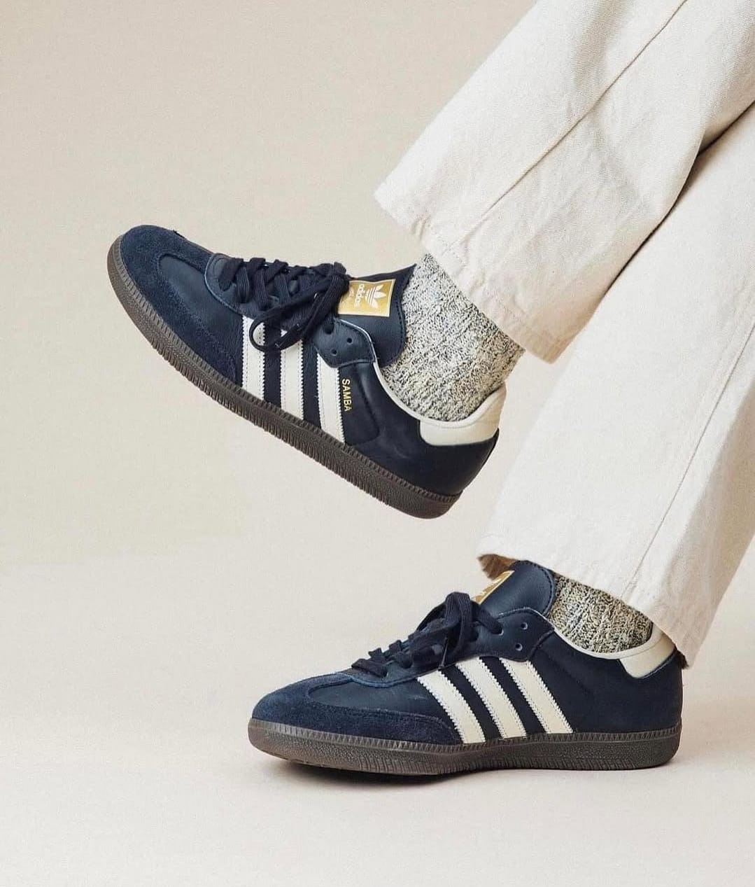 ADIDAS SAMBA ORIGINALS NAVY BLUE